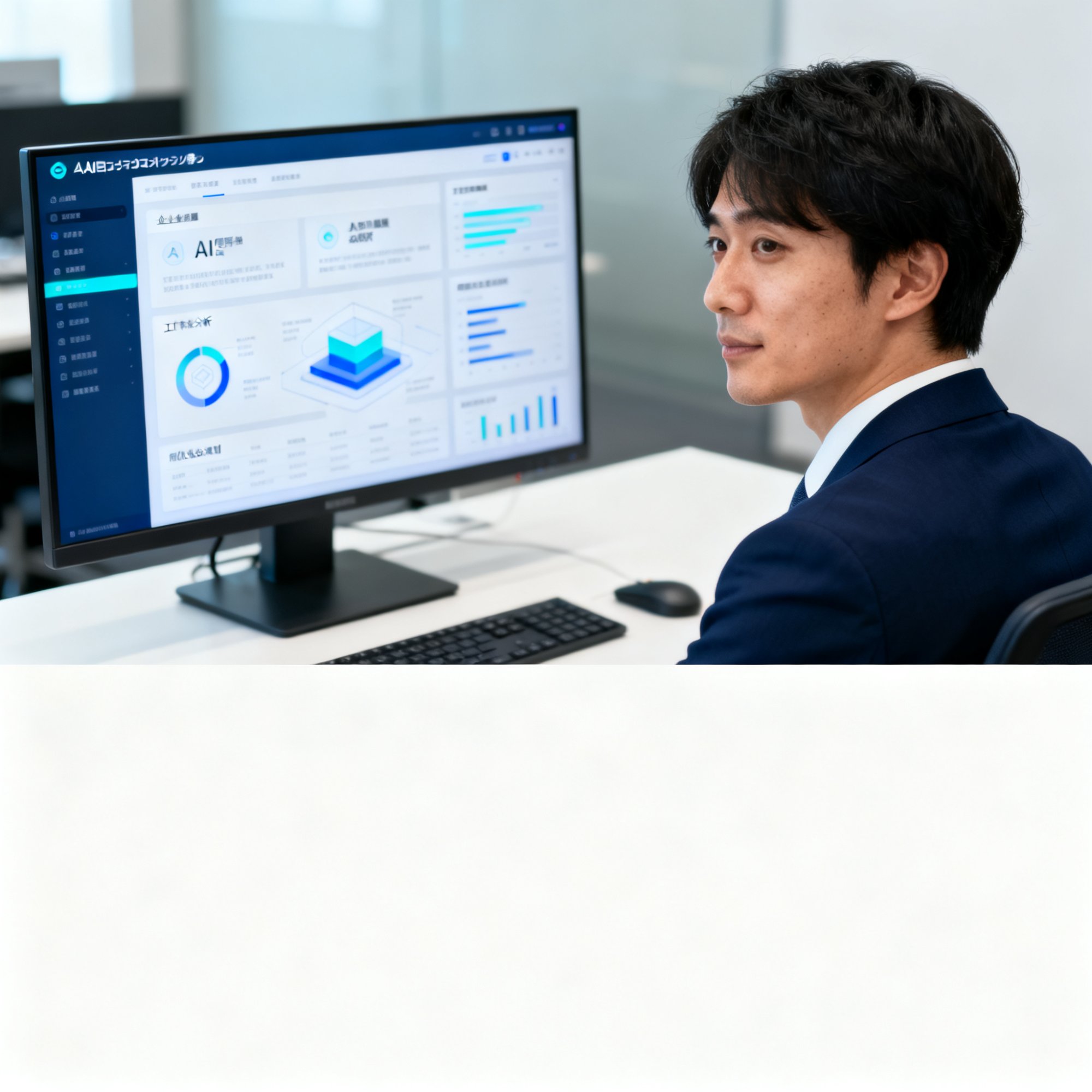 AI活用の定着・改善をレビューするシーン